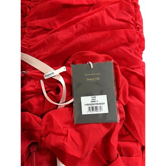 NWT House of CB Camille Dress in Scarlet Red - Picture 4 of 4